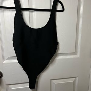 Scoop neck bodysuit